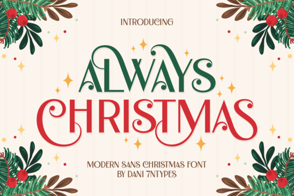 Always Christmas Font: A Craft Essential for Holiday Makers