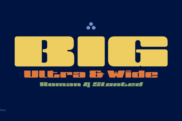 Big Ultra Wide: A Display Typeface for Bold Digital Design