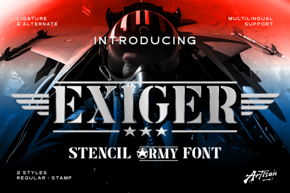 Exiger Font: Give Your Small Business Brand a Tactical Edge