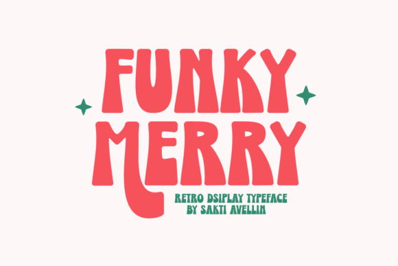 Funky Merry: A Retro Display Font for Bold Marketing Campaigns