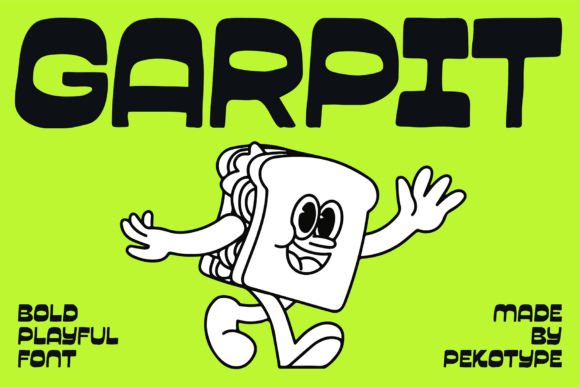 Garpit: The Bold Display Font That Makes Your Handmade Products Pop