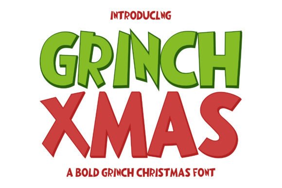 Grinch Xmas Font: A Playful Typeface for Your Holiday Branding