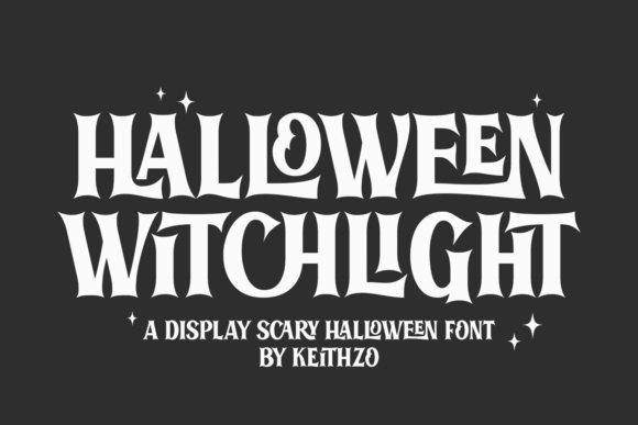 Halloween Witchlight: A Display Font for Digital Projects