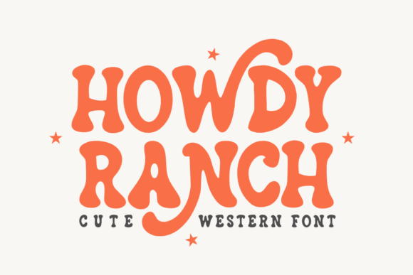Howdy Ranch: A Display Font That Brings Western Charm to Branding Projects