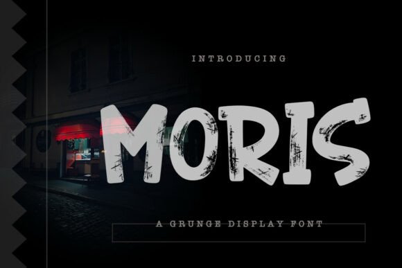 Moris: A Grunge Display Font for Bold Web Design
