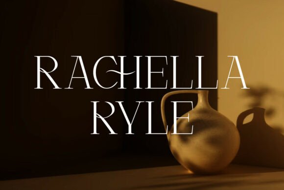 Rachella Kyle: A Didone Display Font for Handmade Labels and Timeless Shop Branding