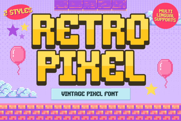 Retro Pixel: A Display Font That Brings Arcade Spirit to the Web