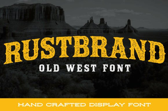 Rustbrand: A Distressed Display Font for Scroll-Stopping Campaigns