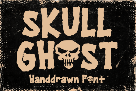 Skull Ghost: A Hand-Drawn Display Font for Bold Web Design