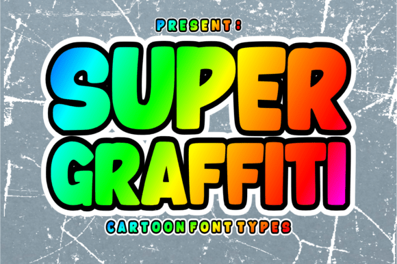 Super Graffiti: A Bubbly Display Font for Joyful Branding