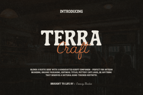 Terra Craft Duo: A Font That Elevates Handmade Products