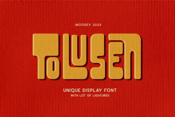 Tolusen: A Display Font That Brings Playful Energy to Web Design
