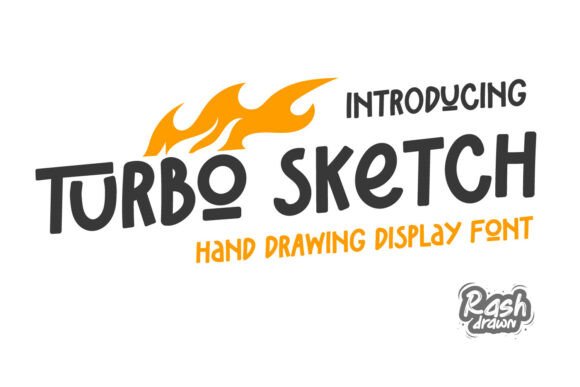 Turbo Sketch: A Hand-Drawn Display Font for Makers